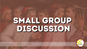 Small Group Discussion